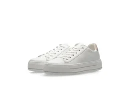 Ara White Platform Wide Fit Trainer|122300304B