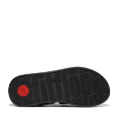 Fitflop Black Leather Fisherman Sandal|HV1001