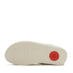 FitFlop paris Beige Leather Toe Post|A4TA99