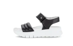 Gabor Black Platform Strap Sandal|8461027