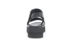 Gabor Black Strap Platform Sandal|8462727