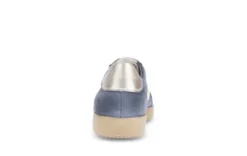 Gabor Blue & White Suede Trainer|8330016