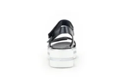 Gabor Blue and Silver Wedge Sandal|8462061