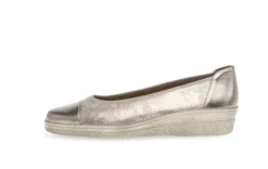 Gabor Metallic Bronze Mini Wedge Pump|8604262