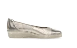 Gabor Metallic Bronze Mini Wedge Pump|8604262
