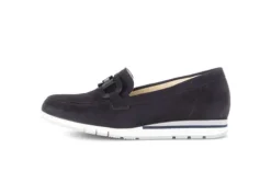 Gabor Navy Suede Comfort Loafer|8241646