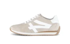 Gabor Soft Beige Suede Trainer |8655633