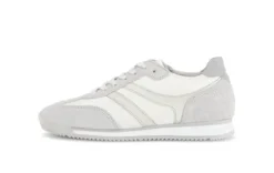 Gabor White and Grey Comfort Trainer|8343011