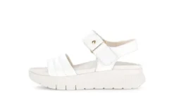 Gabor White Wedge Sandal|8461020