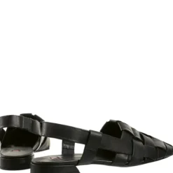 Hogl Black Woven Sling Back |1019300100