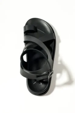 KMB black Strap Sandal|A7722N