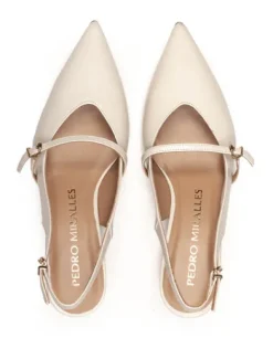 Pedro Miralles Beige Sling Back Sandal|18737OFF