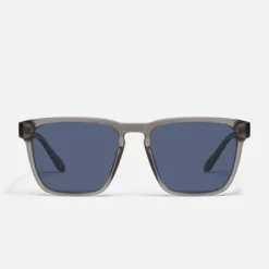 Quay Unplugged Grey Navy Polarized
