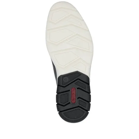 Rieker Black and Tan Comfort Shoe|1441200