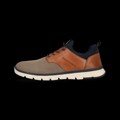 Salamander Taupe and Tan Trainer|E31ASB6052