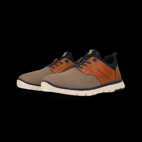 Salamander Taupe and Tan Trainer|E31ASB6052