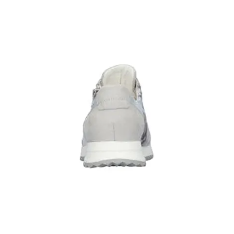 Waldlaufer Wide Fit Grey and Animal Print Trainer| 752016424